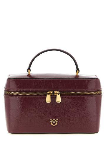 Pinko - Crumpled effect leather handbag