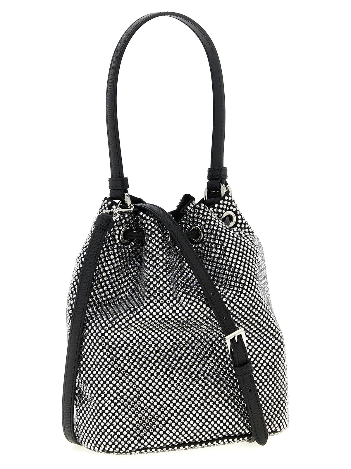 PRADA - 'Crystal' bucket bag