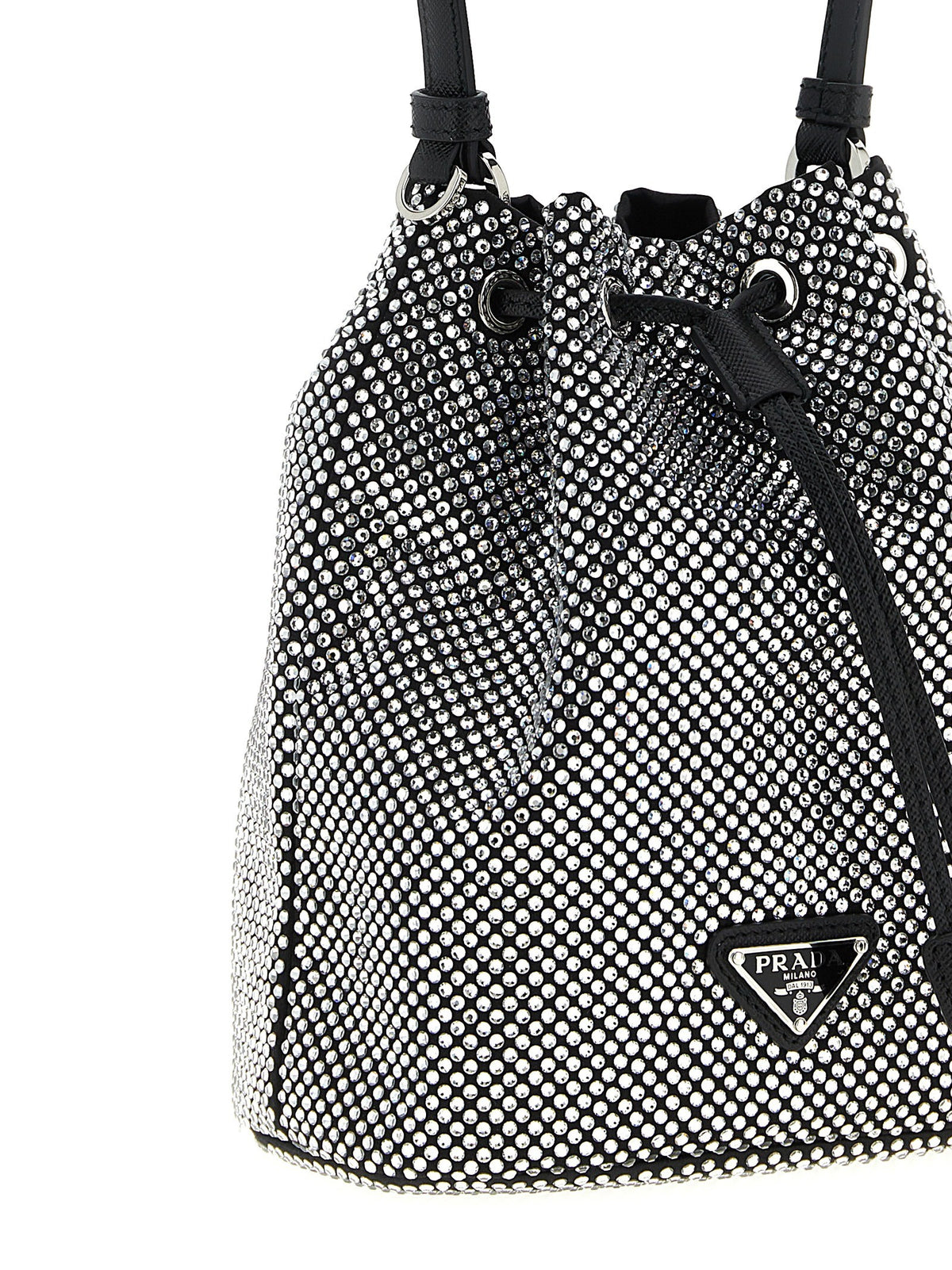 PRADA - 'Crystal' bucket bag