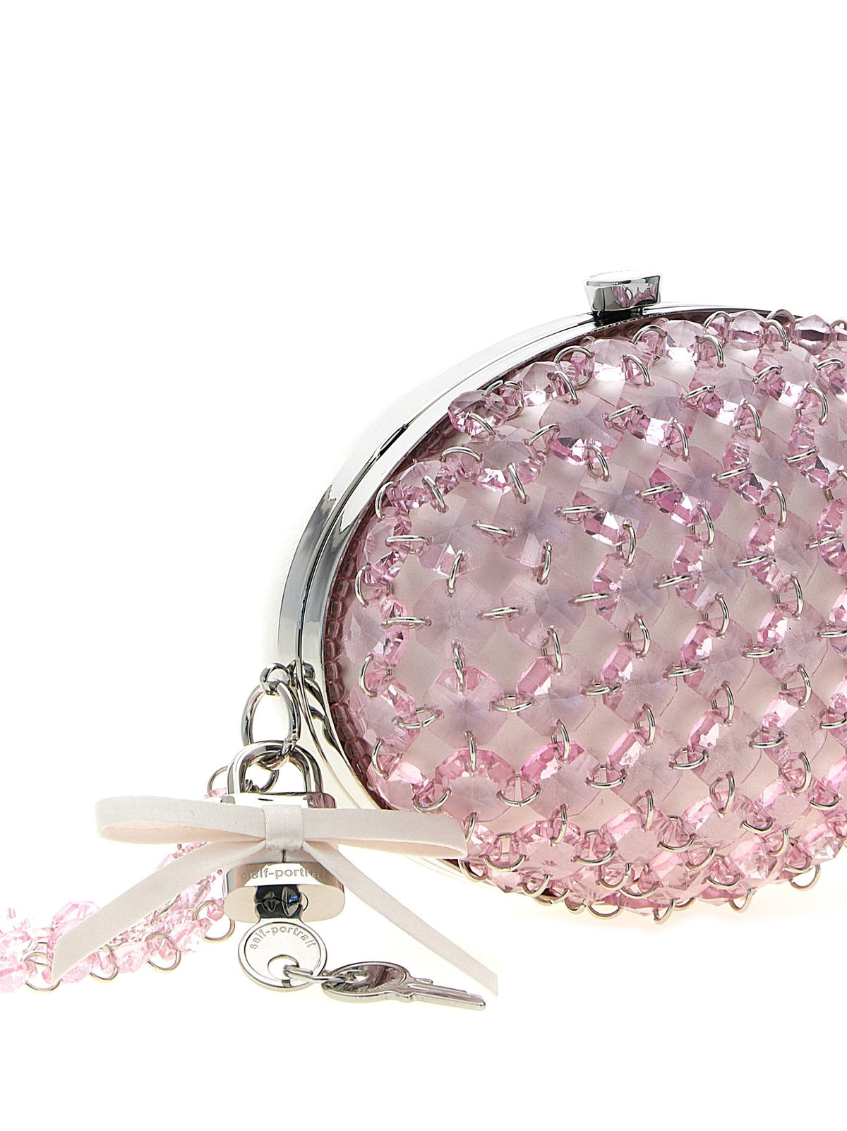 SELF PORTRAIT - 'Crystal Chain' clutch