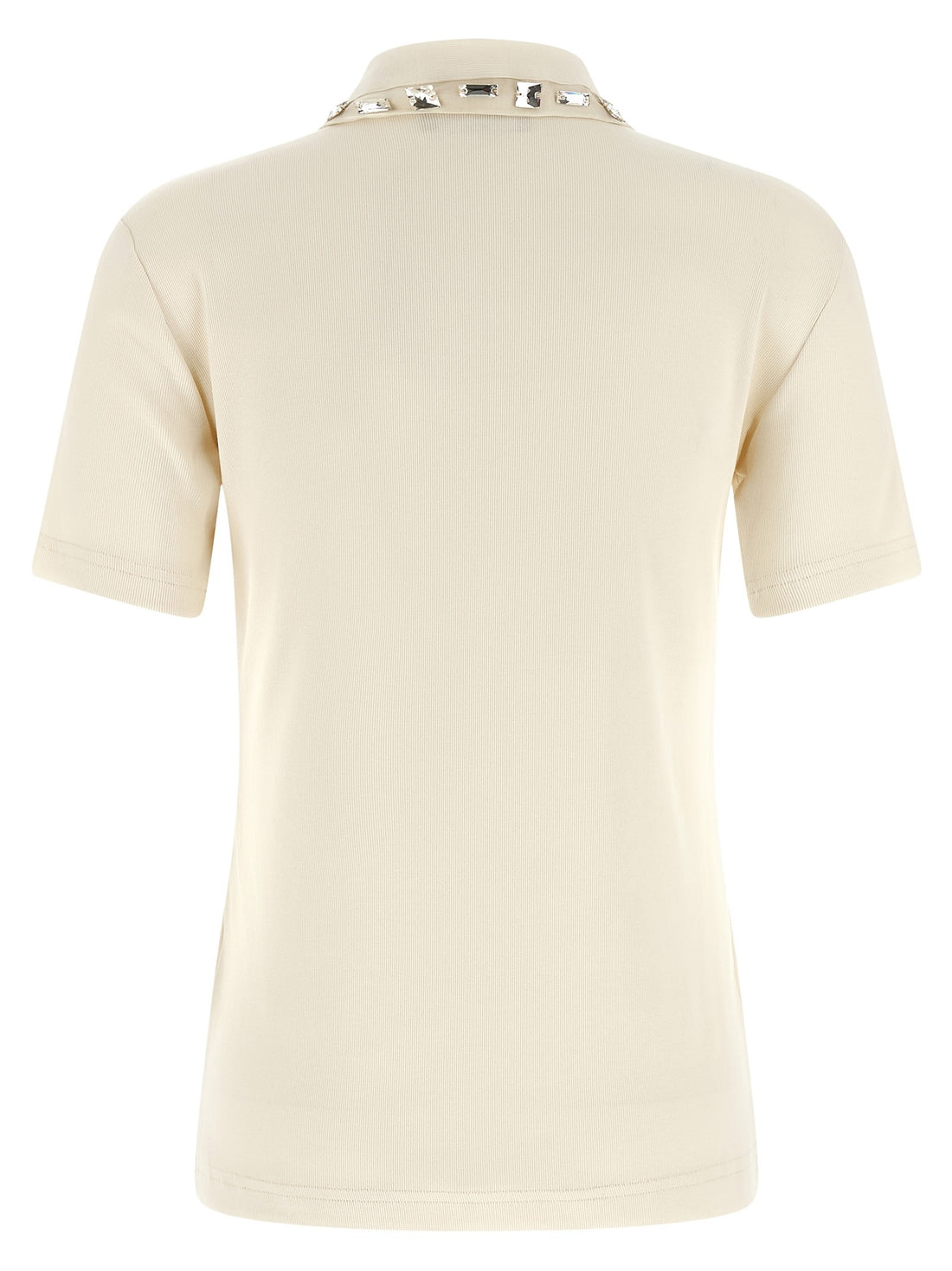 Fabiana Filippi - Crystal collar polo shirt crystal-collar-polo-shirt