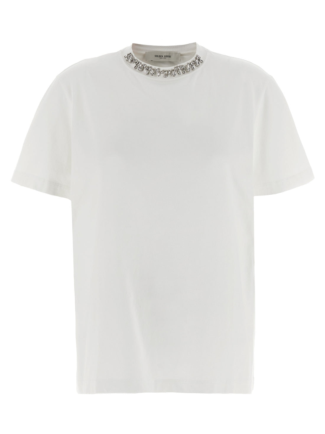 Golden Goose - Crystal crew neck t-shirt White