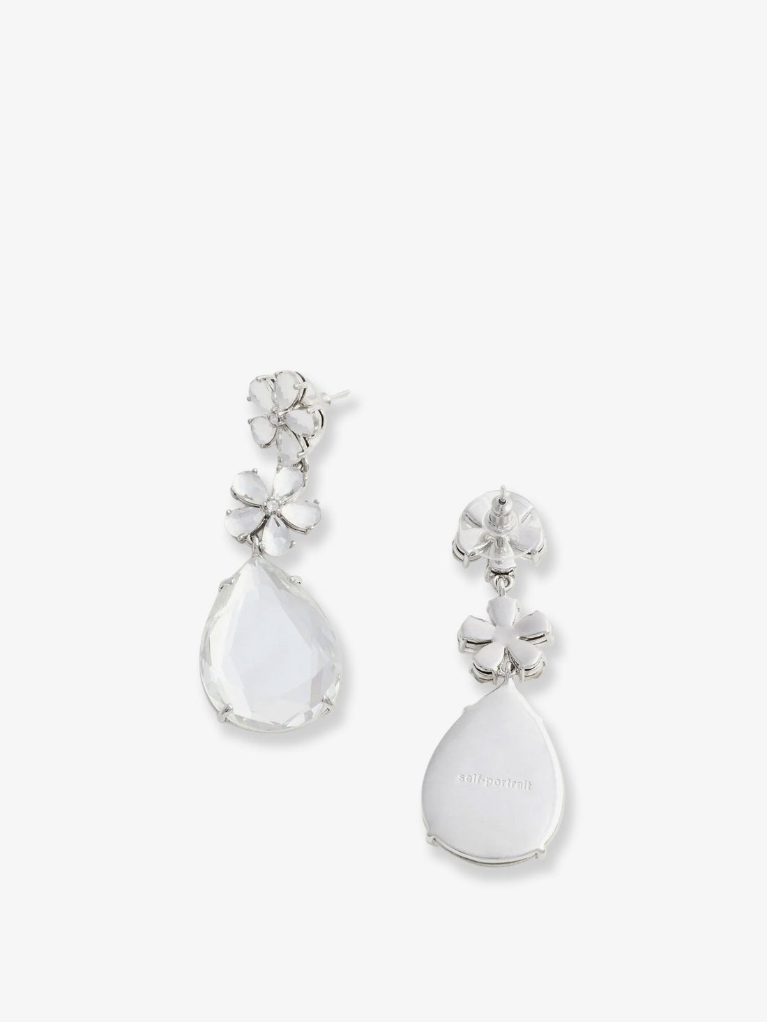 SELF PORTRAIT - Crystal Flower Tiered Earrings crystal-flower-tiered-earrings_c533cff8-cbc9-46d9-a04c-9f152fa38c13