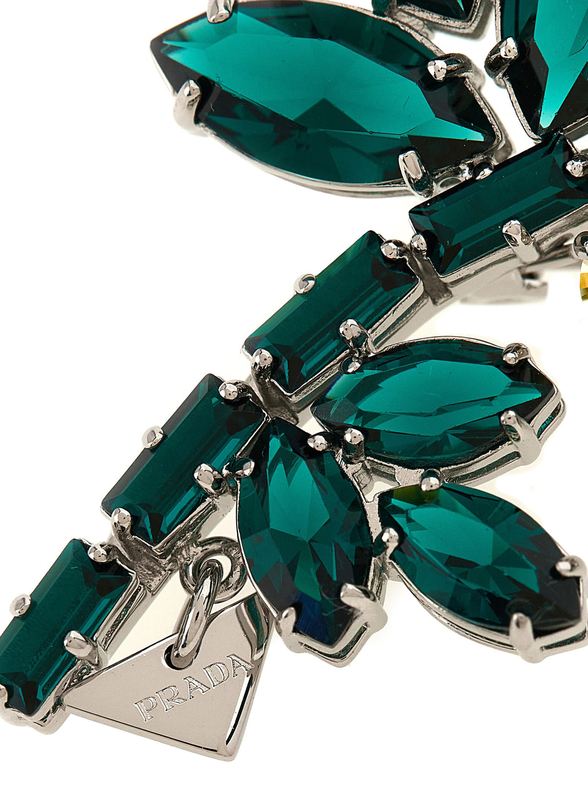 PRADA - 'Crystal Flowers' brooch