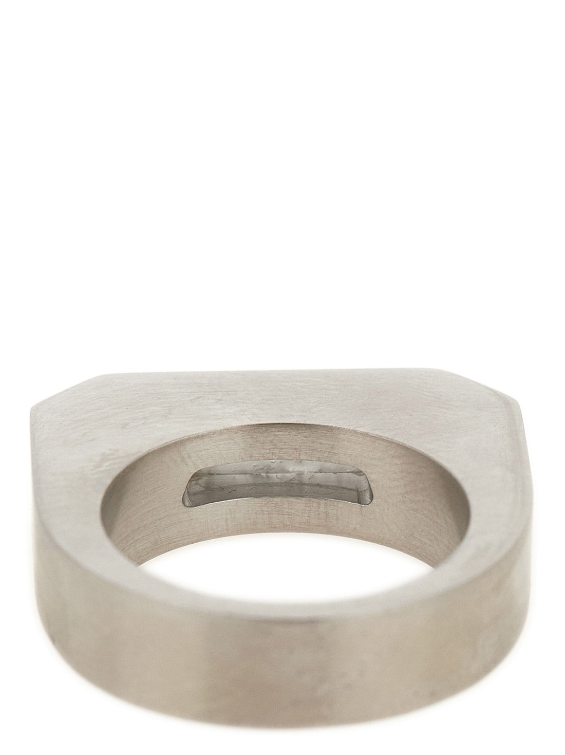 RICK OWENS - 'Crystal Hollywood' ring Silver