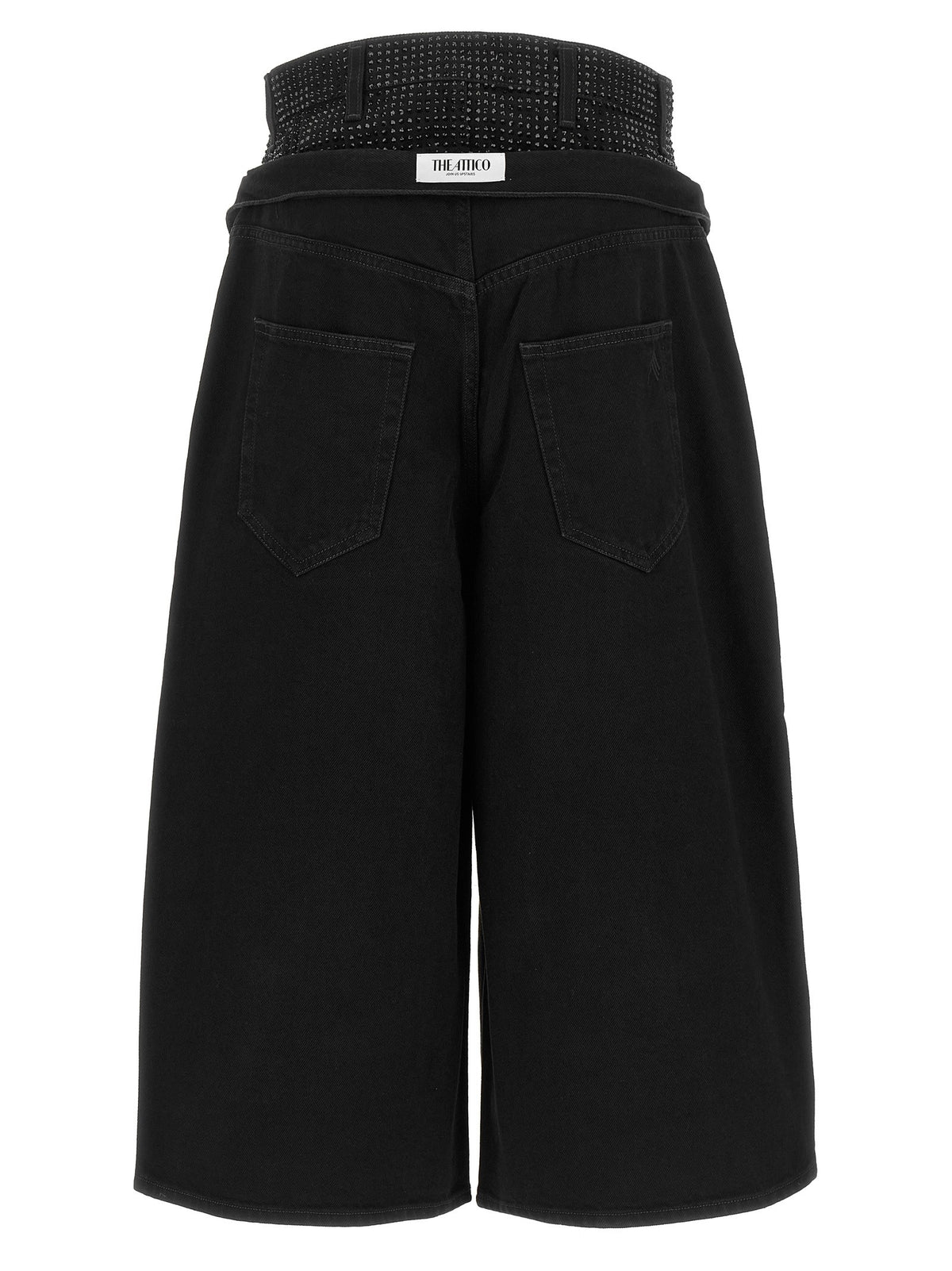 The Attico - Crystal insert jeans