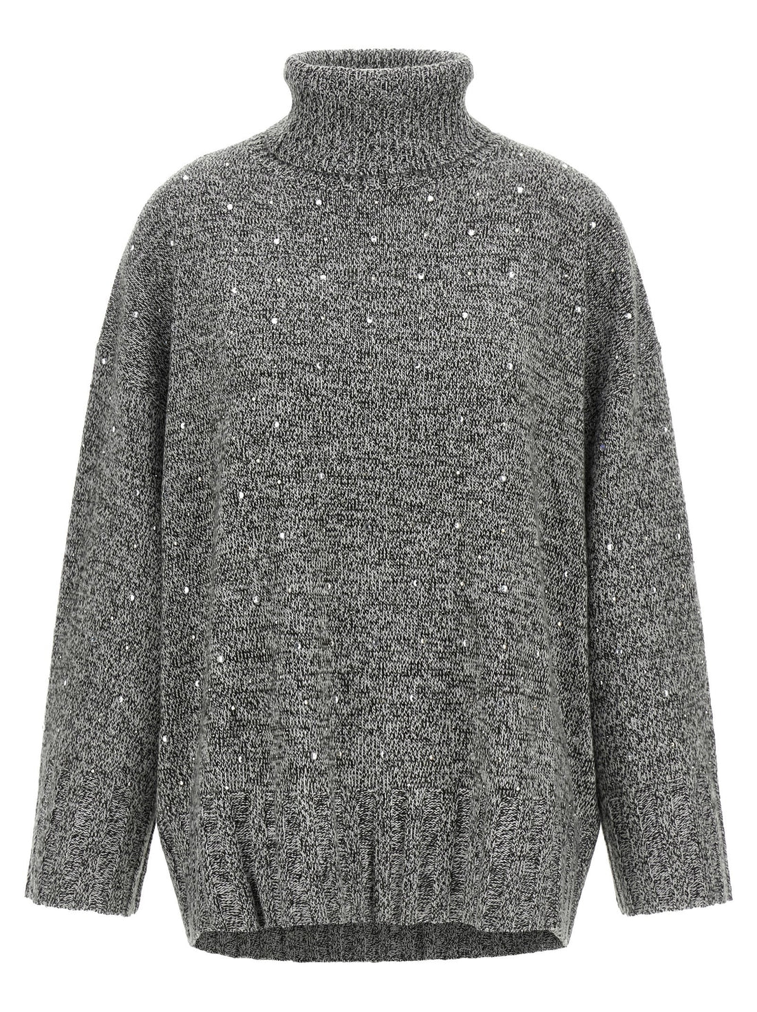Pinko - Crystal turtleneck sweater gray