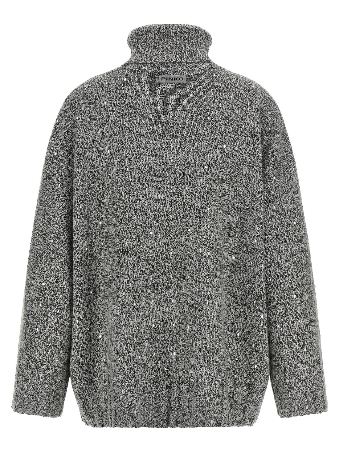 Pinko - Crystal turtleneck sweater gray