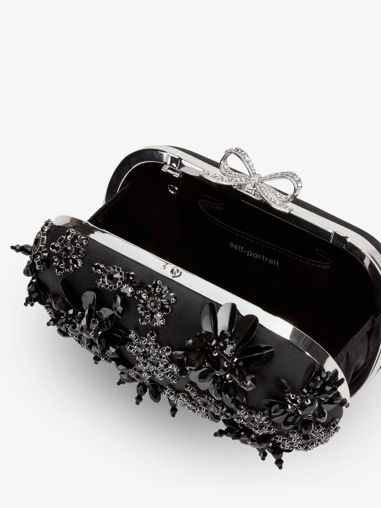 SELF PORTRAIT Crystals clutch bag