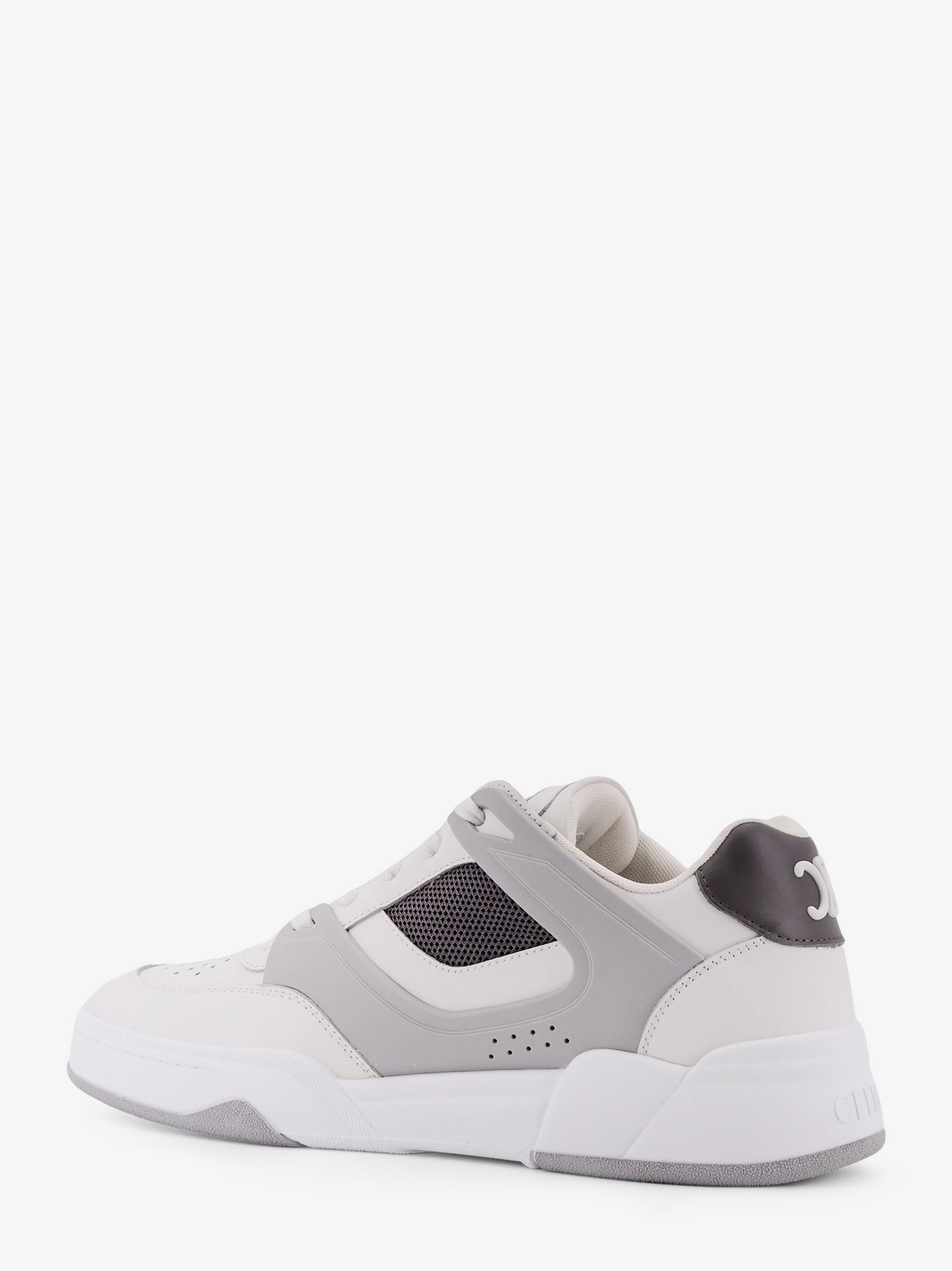 CT-09 Trainer low-top leather sneakers with mesh inserts