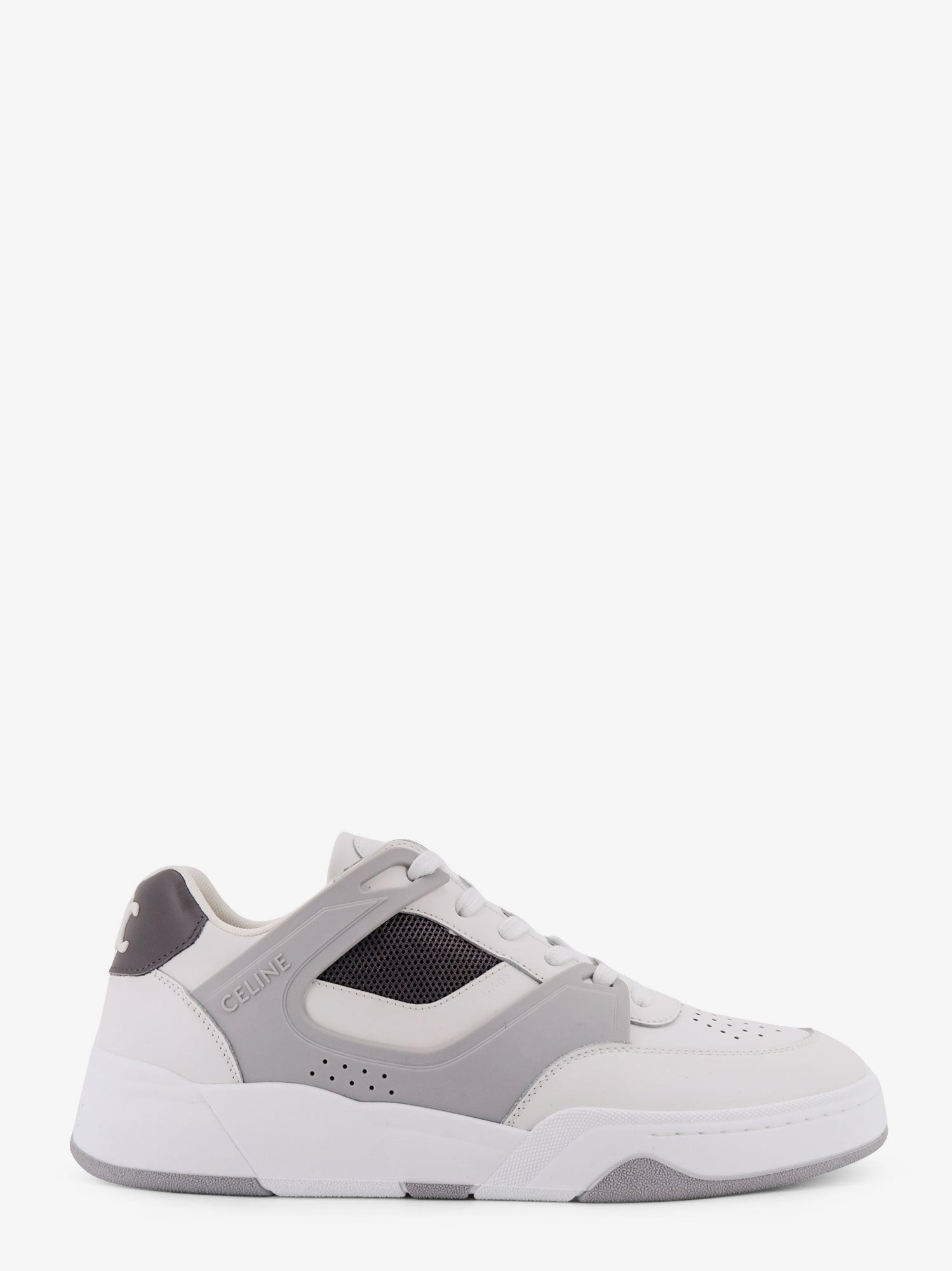 CT-09 Trainer low-top leather sneakers with mesh inserts