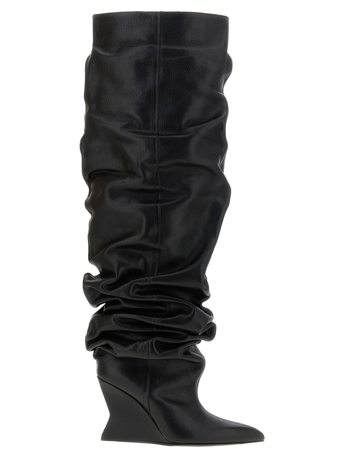 Balmain - Cuissardes leather Black