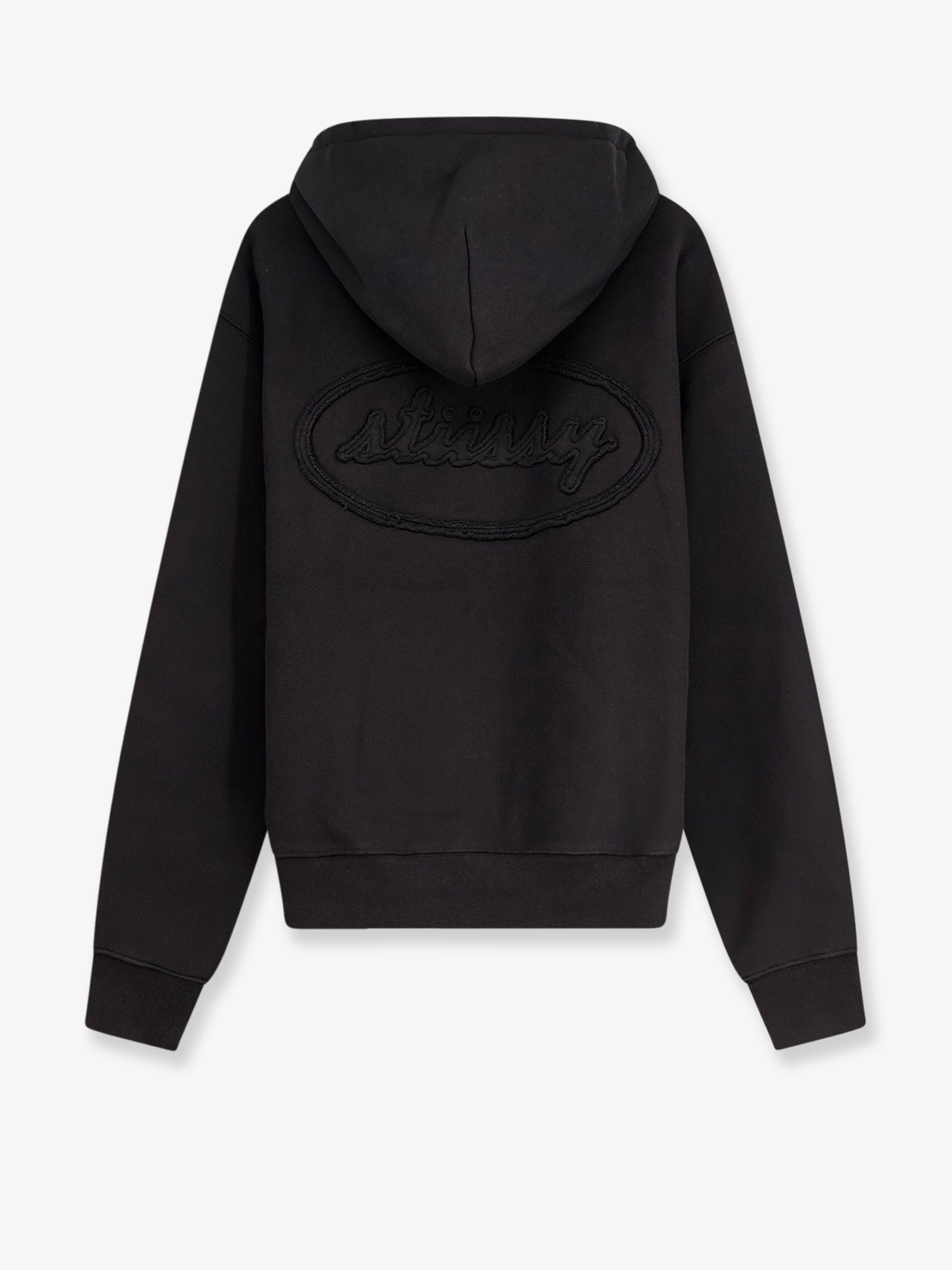STUSSY STUSSY - Cursive Applique sweatshirt with zip