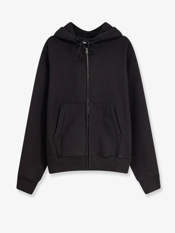 STUSSY STUSSY - Cursive Applique sweatshirt with zip