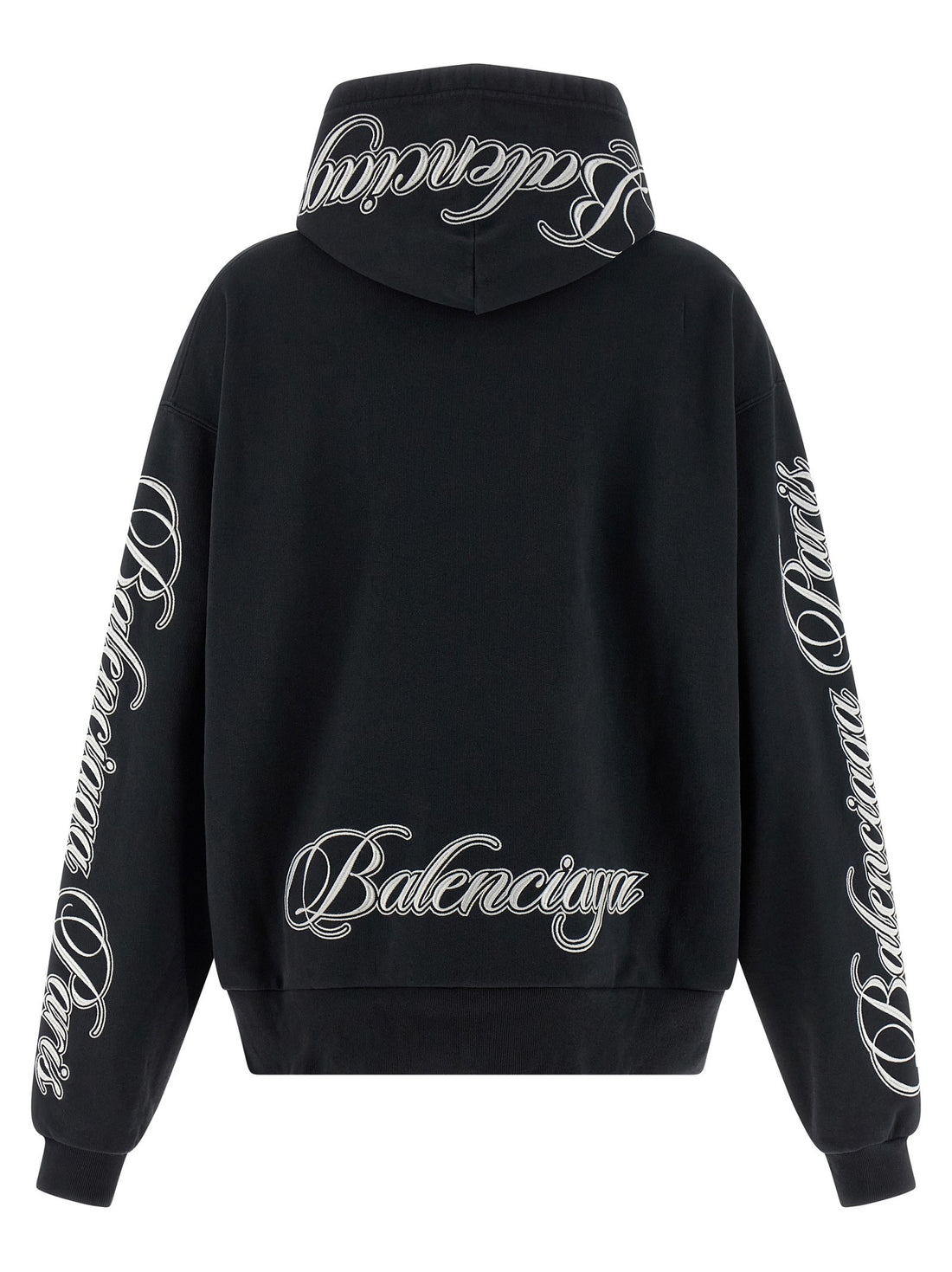 Balenciaga - 'Cursive' hoodie Black