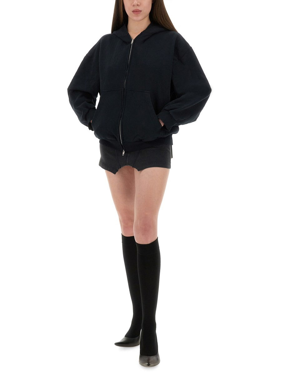 "CUT OFF" BOXER STYLE SKIRT