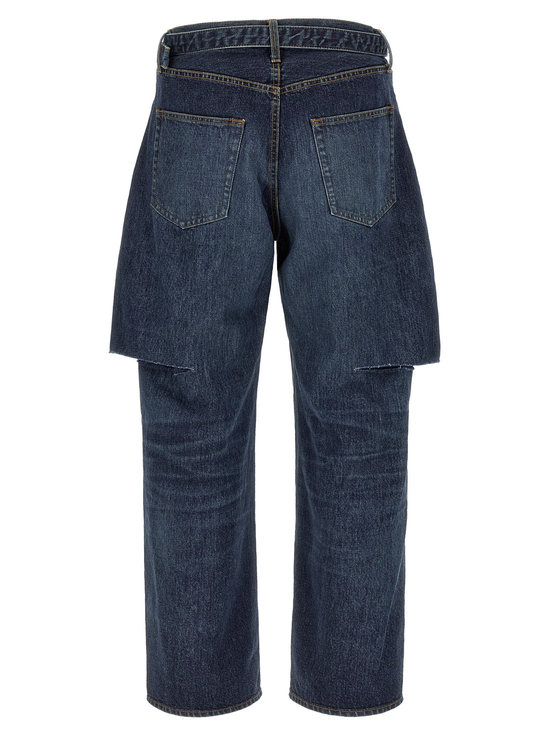 SACAI - Cut-out jeans Blue