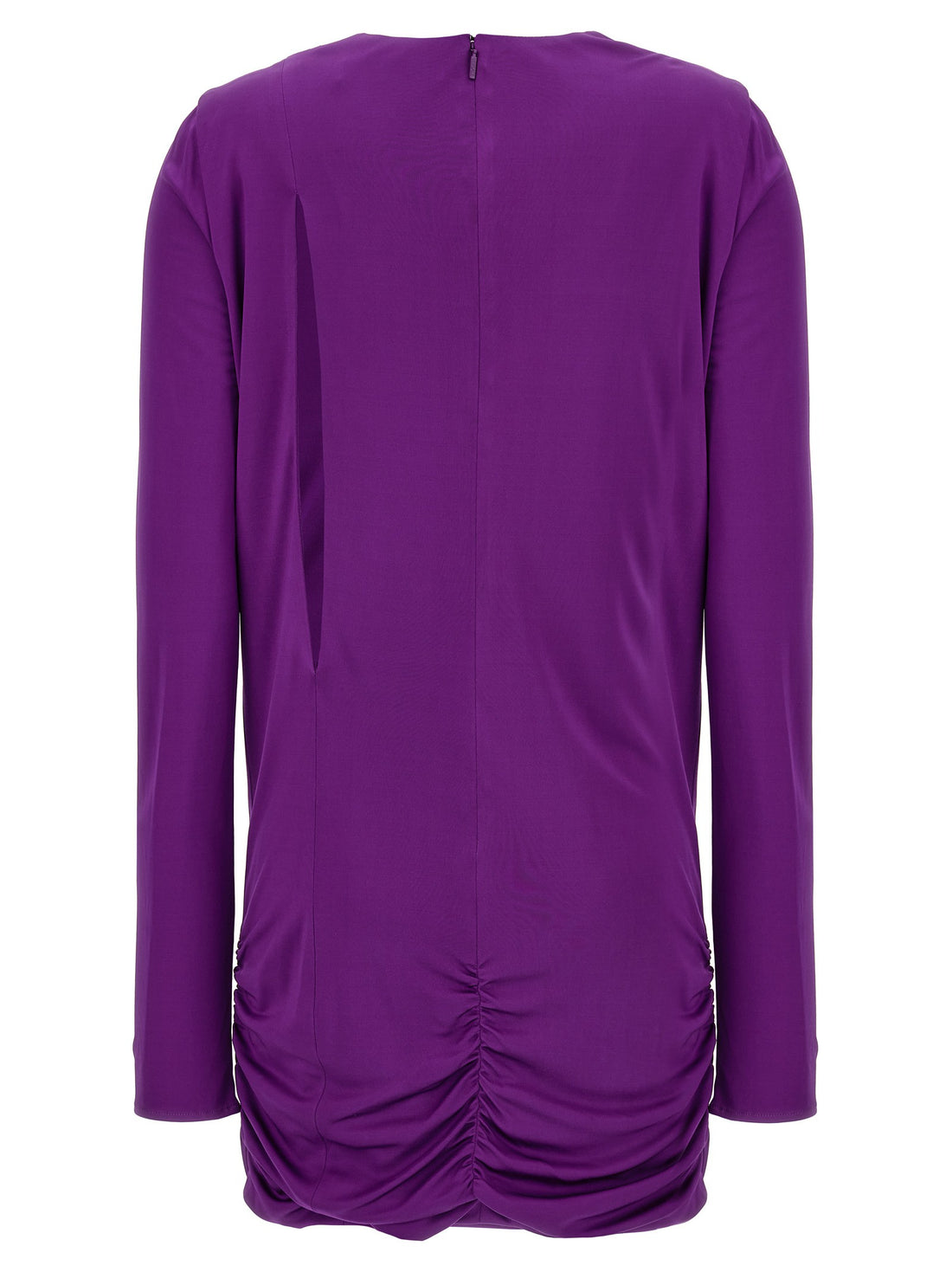 Versace - Cut out jersey dress Purple
