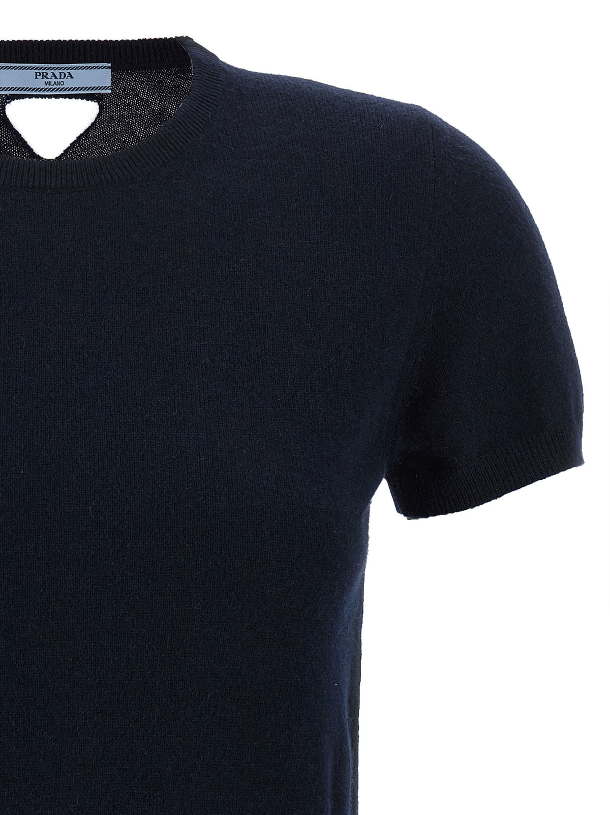PRADA - Cut-out logo sweater