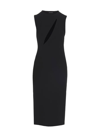 Versace - Cut out midi dress