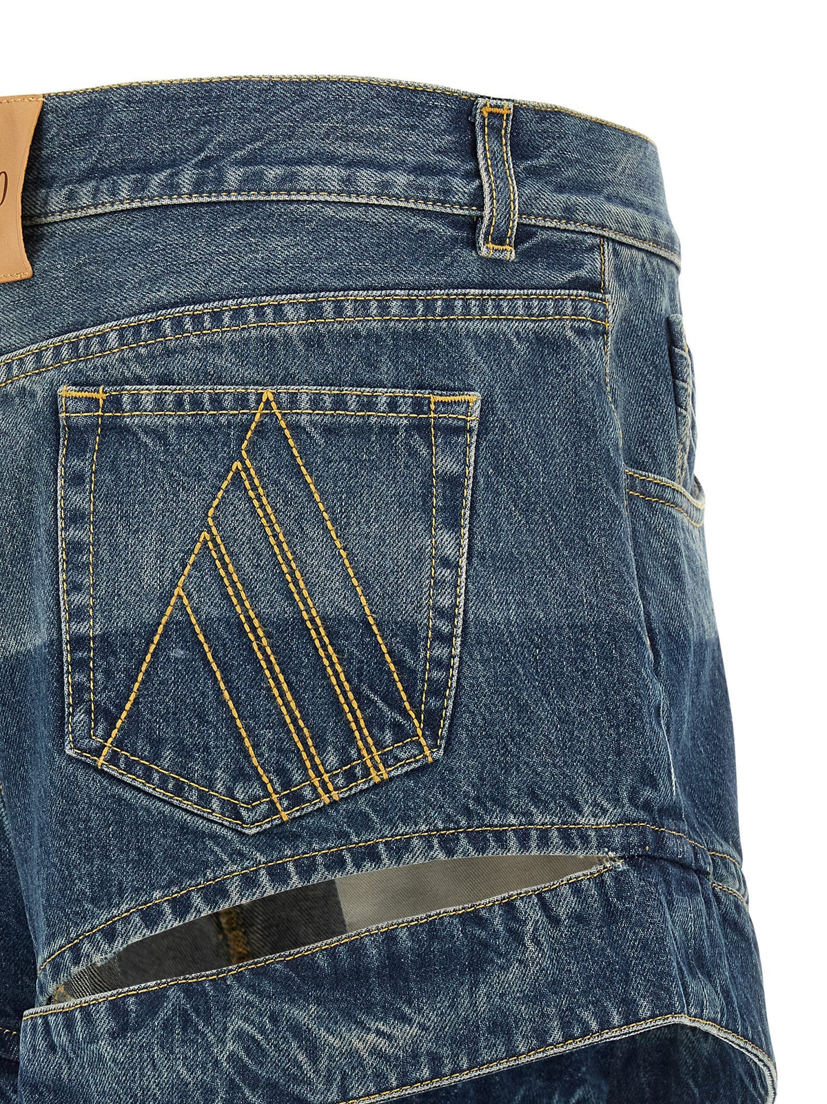 The Attico - Cut-out shorts