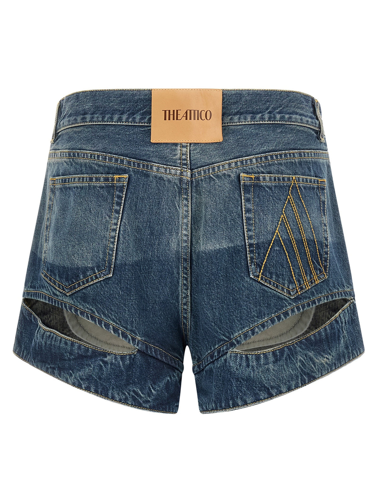 The Attico - Cut-out shorts