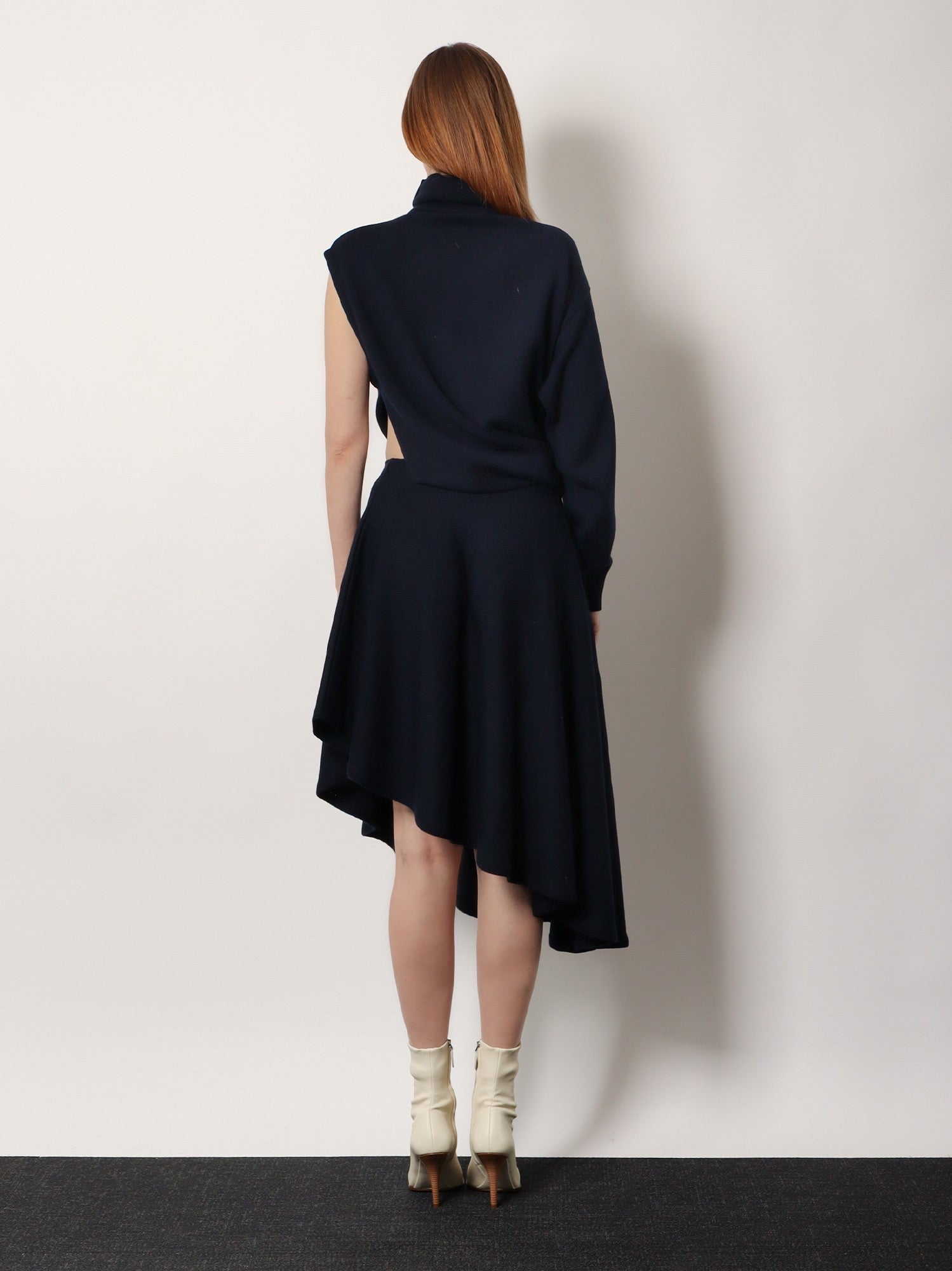 ALAIA - Cut-Out virgin wool dress