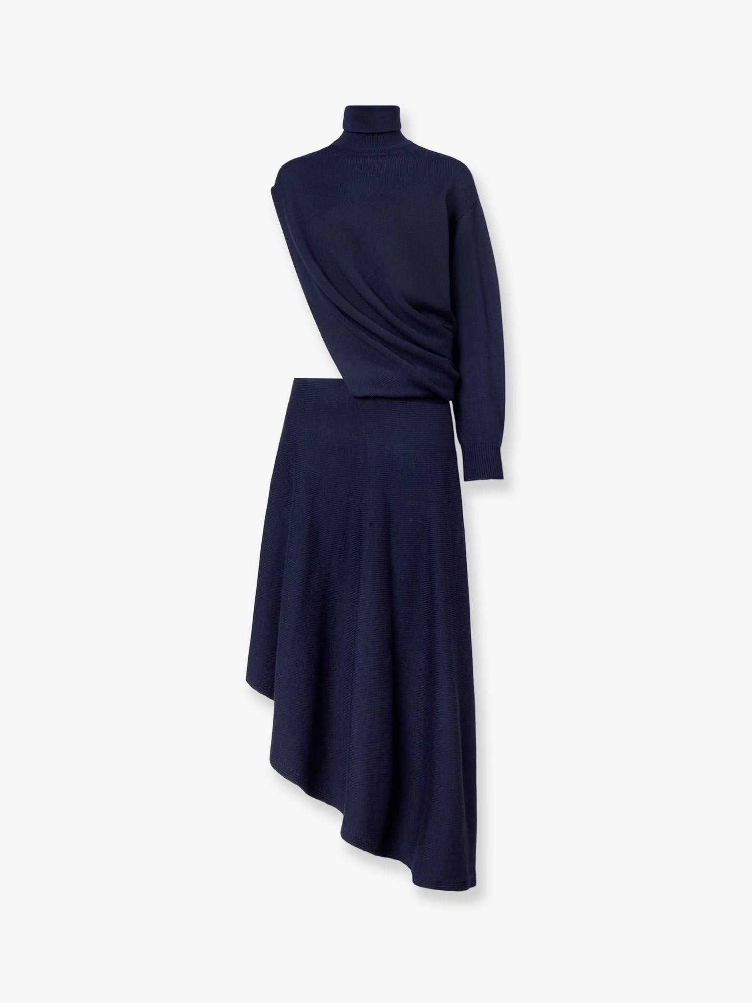 ALAIA - Cut-Out virgin wool dress