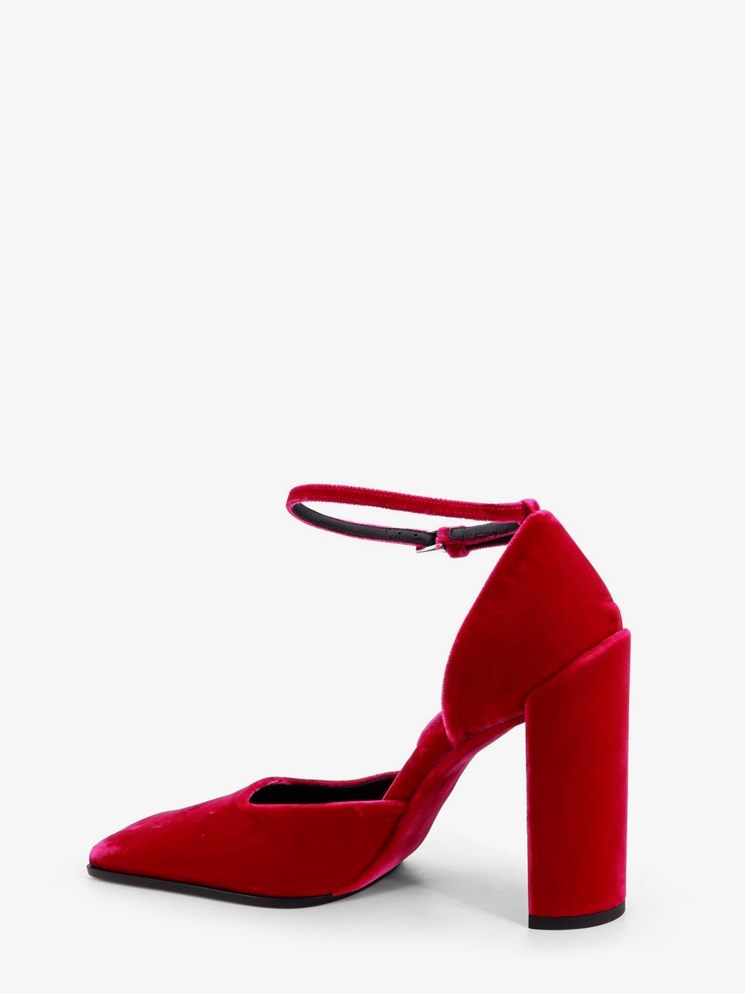 ALAIA - D' Orsay 90 velvet décolleté