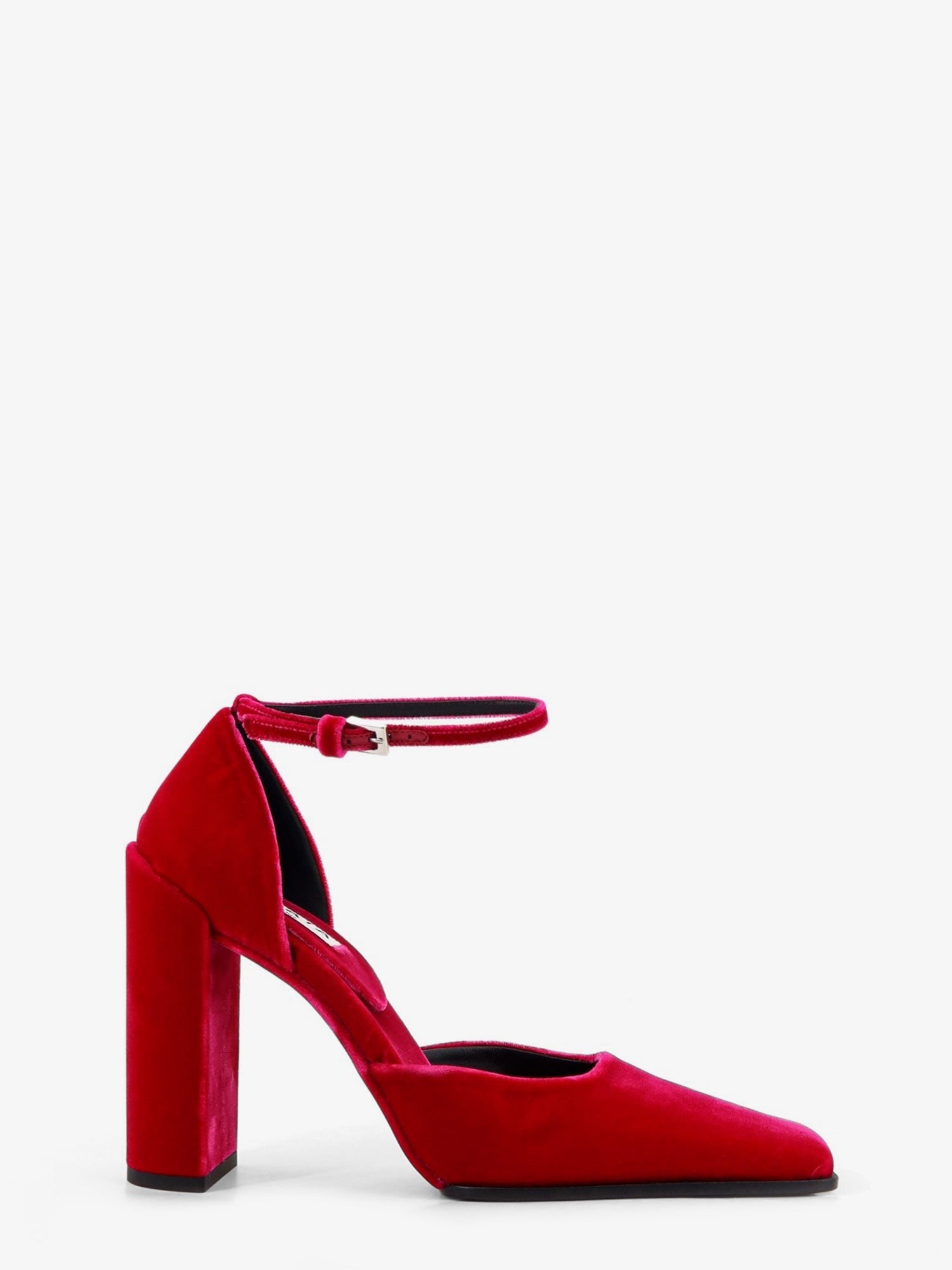 ALAIA - D' Orsay 90 velvet décolleté