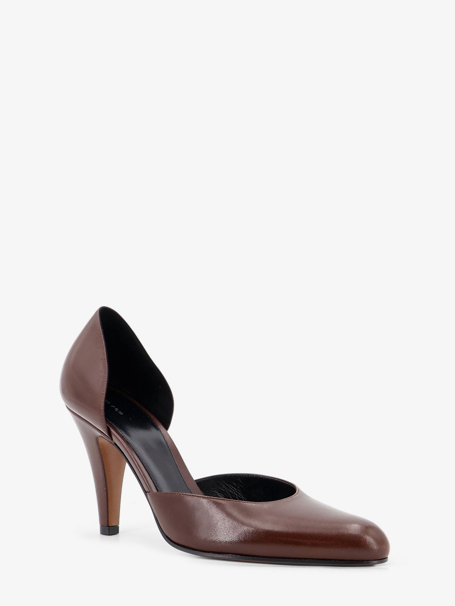 THE ROW - D'Orsay Ornella leather pumps