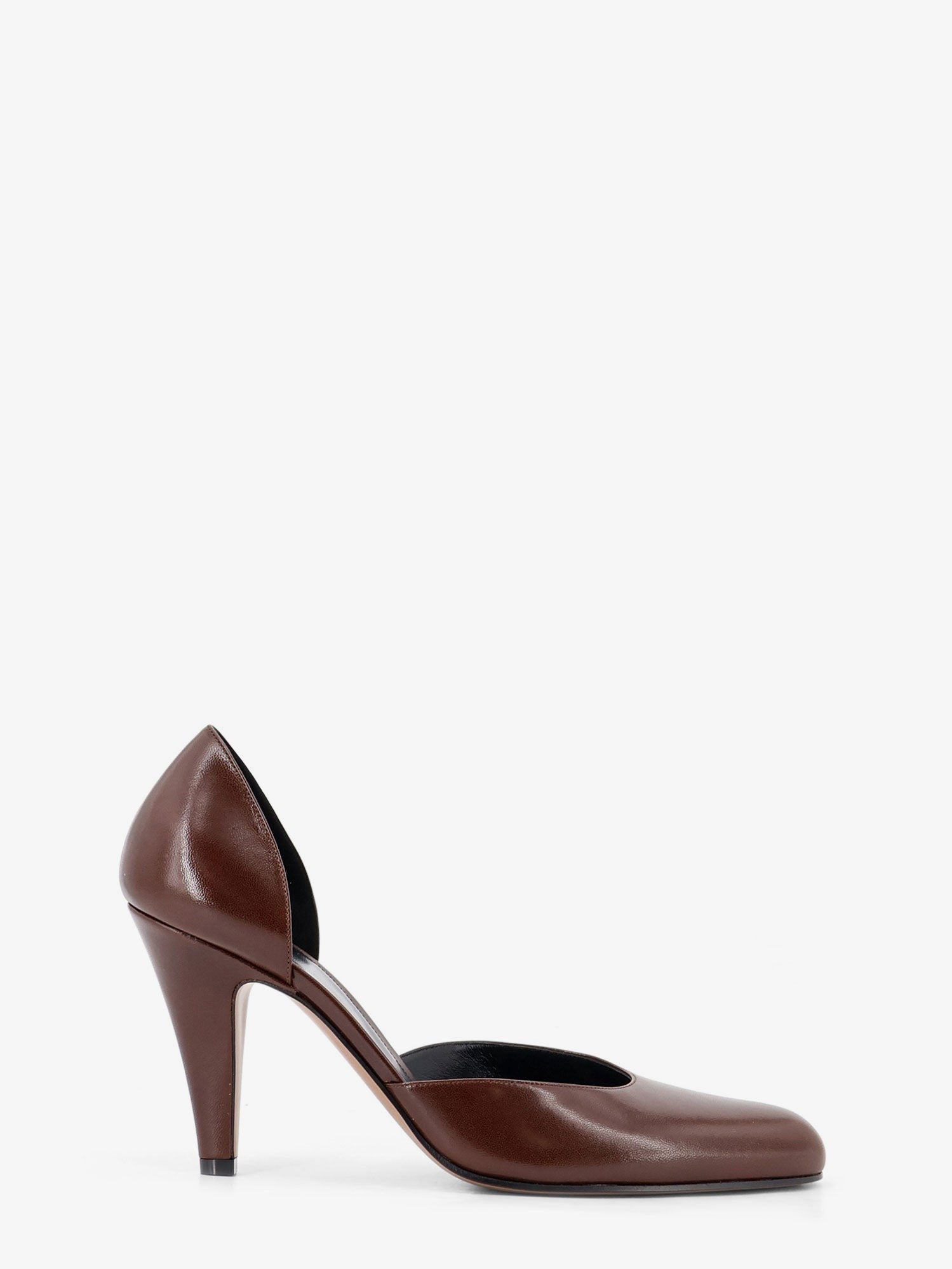 THE ROW - D'Orsay Ornella leather pumps