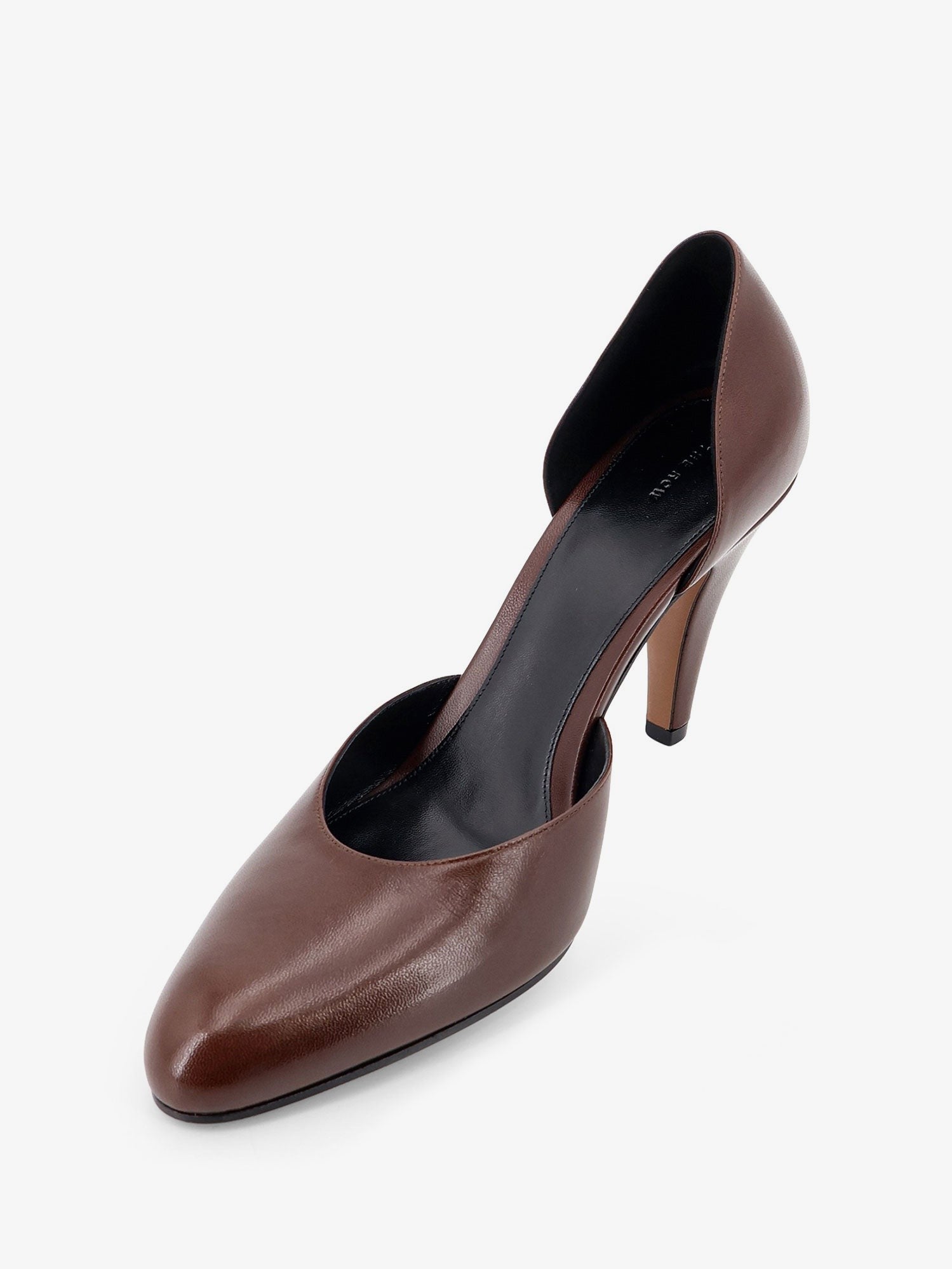 THE ROW - D'Orsay Ornella leather pumps