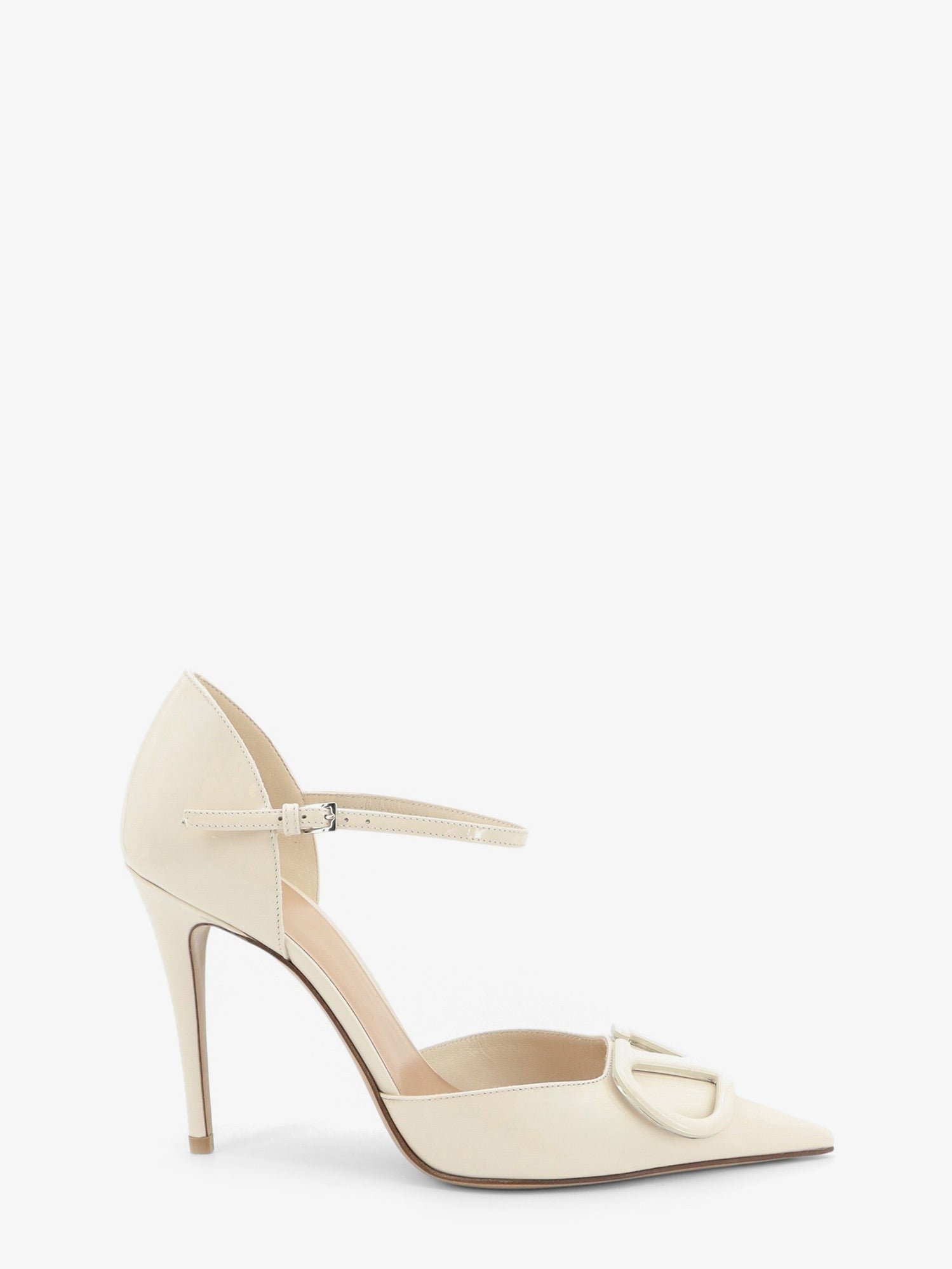 Valentino Garavani - D'Orsay patent pumps with VLogo Signature