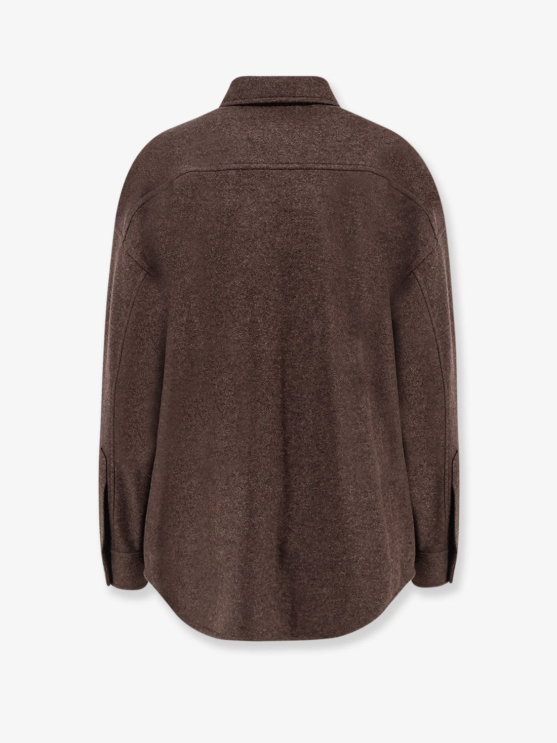 LORO PIANA - Darby Novalis stretch cashmere Overshirt DARK AMBERWOOD