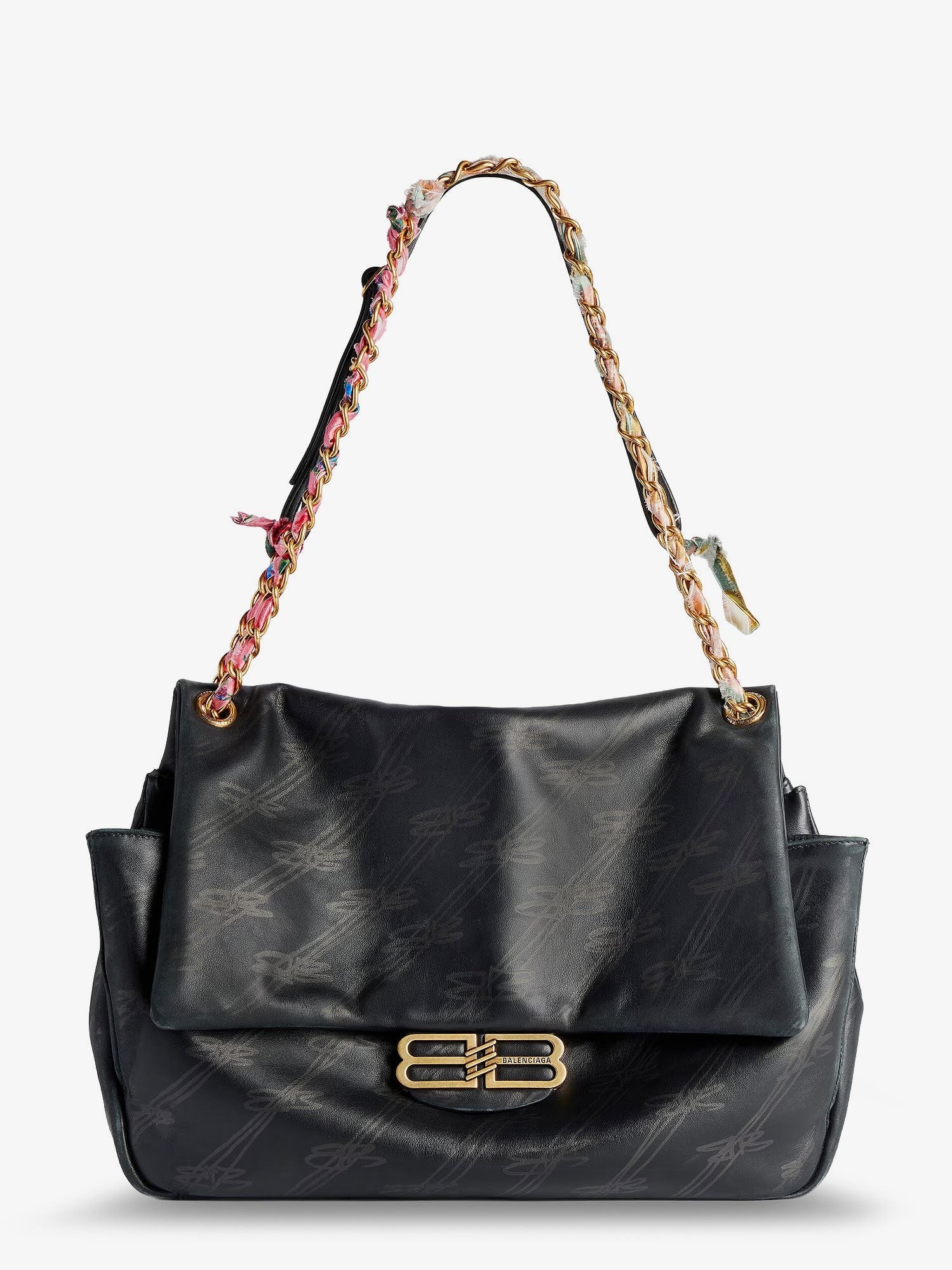 Darling leather shoulder bag with BB logo on the front