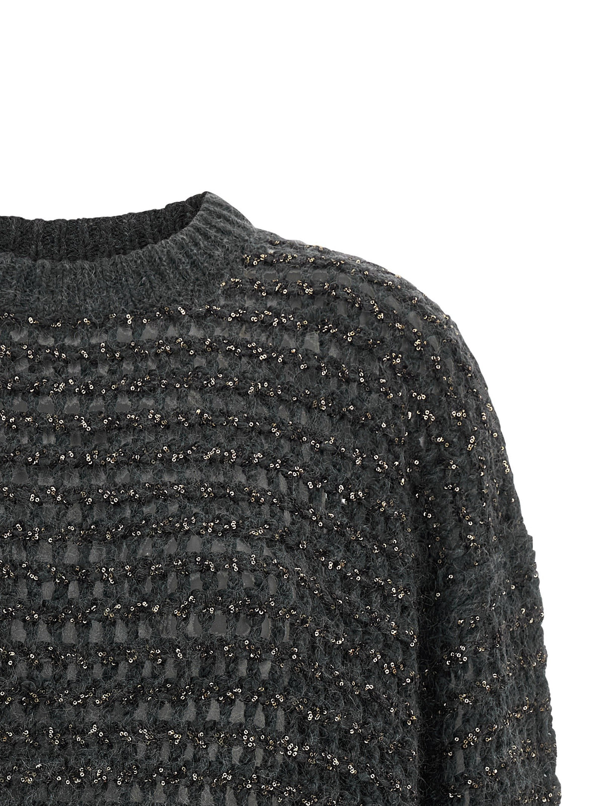 Brunello Cucinelli - 'Dazzling Braids' sweater