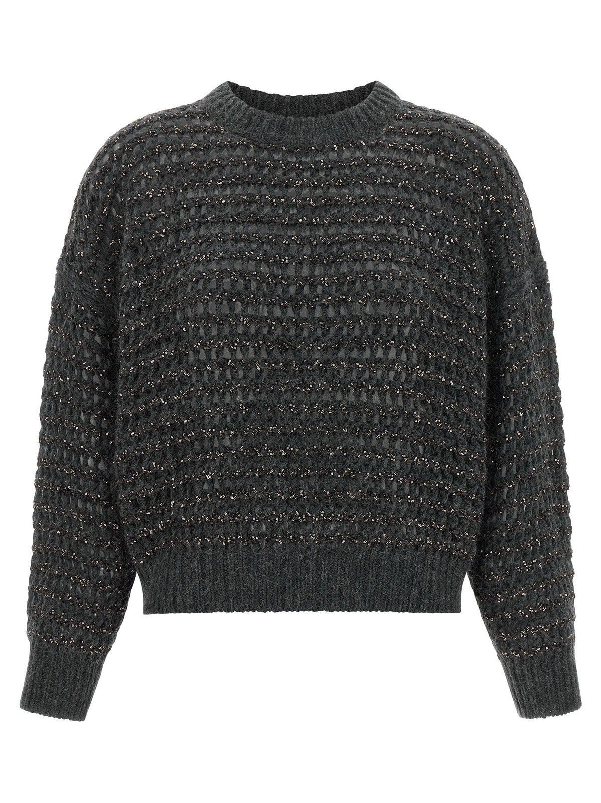 Brunello Cucinelli - 'Dazzling Braids' sweater