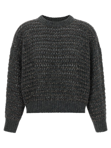 Brunello Cucinelli - 'Dazzling Braids' sweater
