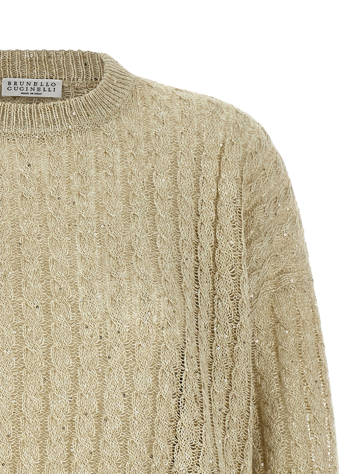 Brunello Cucinelli - 'Dazzling Cable' sweater