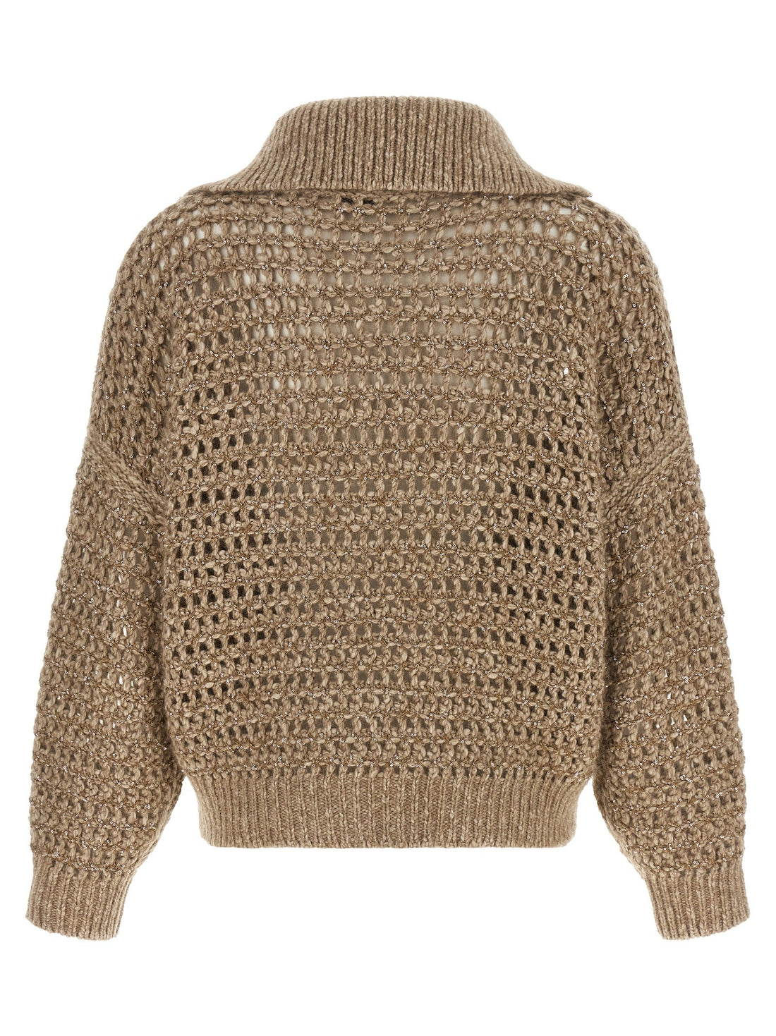 Brunello Cucinelli - 'Dazzling' cardigan beige M