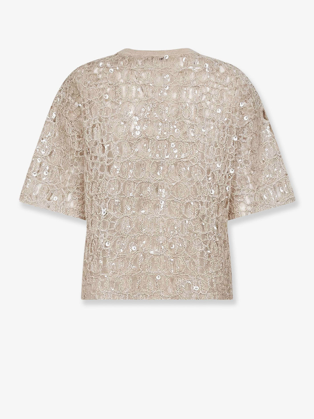 Dazzling mohair, silk and linen sweater