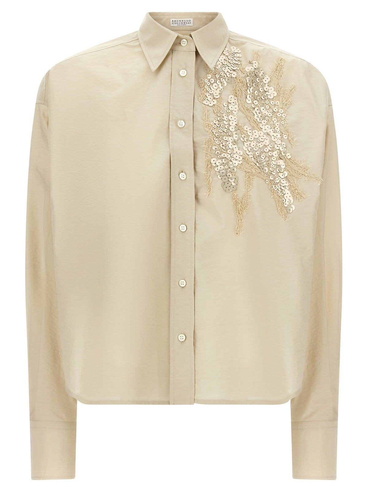 Brunello Cucinelli - 'Dazzling Seabed Embroidery' shirt