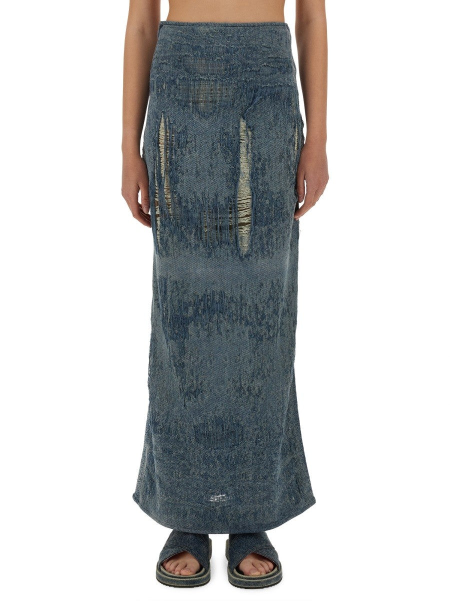 "DE-MEGAN-FSG" LONG SKIRT