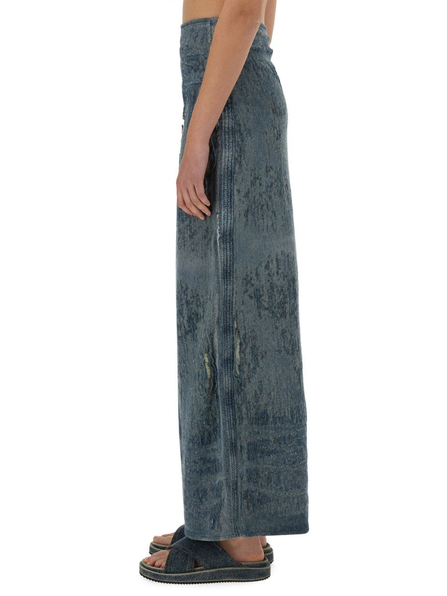 Diesel Diesel - "DE-MEGAN-FSG" LONG SKIRT