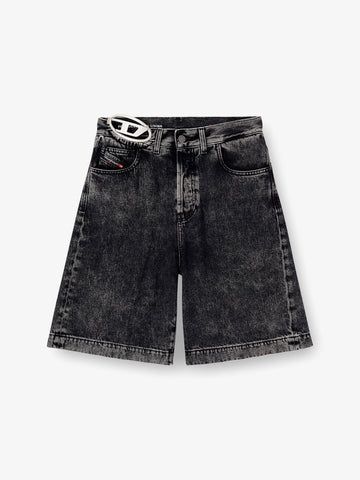 Diesel - DE-SIRE-SHORT- S2 black denim bermuda shorts de-sire-short-s2-black-denim-bermuda-shorts_e3d22dba-5001-4adb-b137-75dc7488ed8b