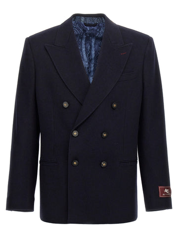 Etro - 'Decorative Basting' blazer