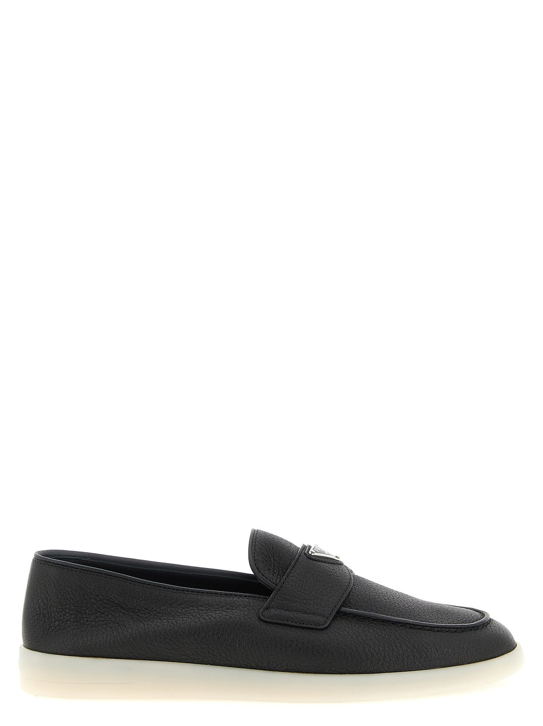 PRADA - Deer skin loafers Black