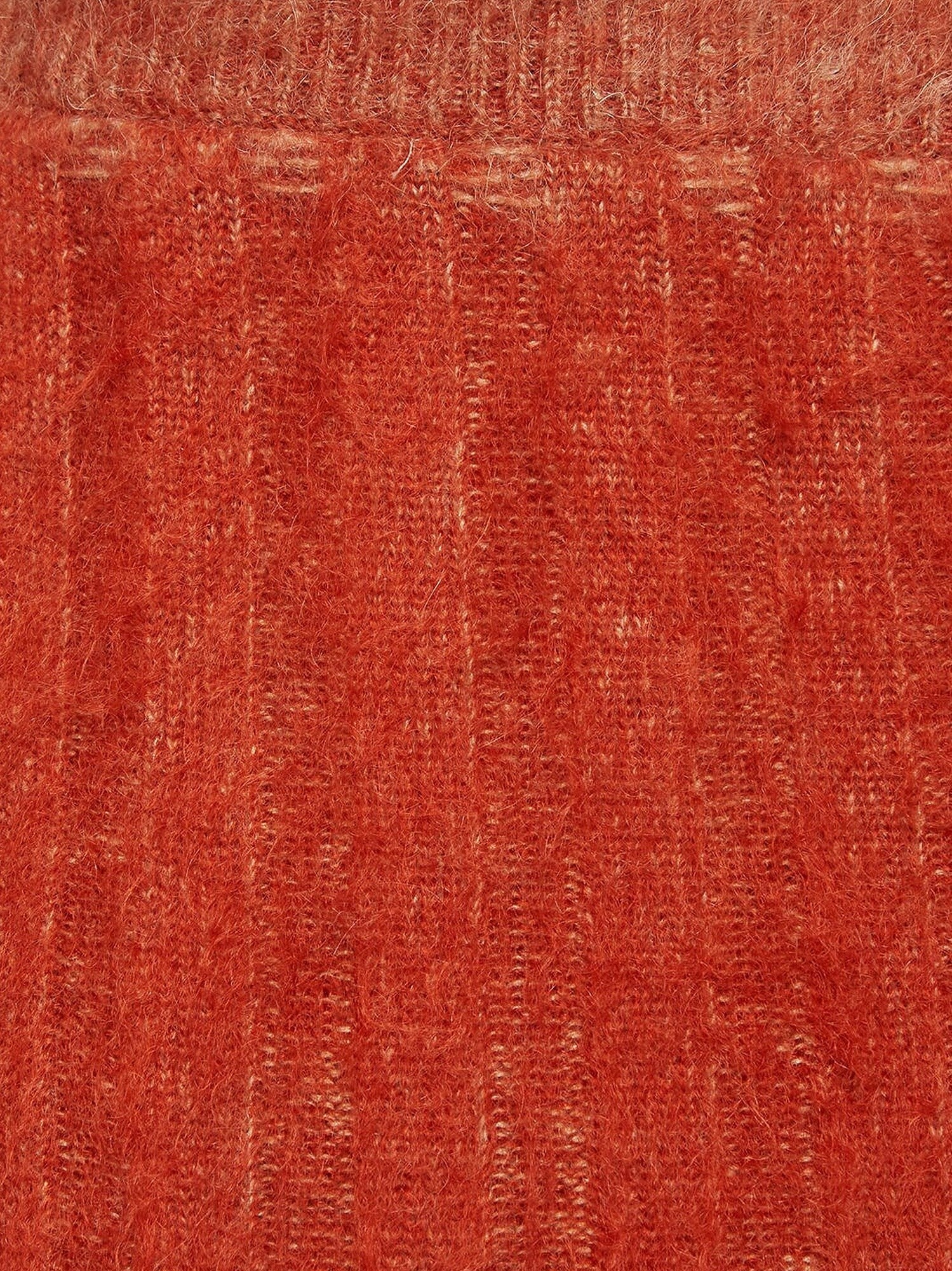 Dégradé mohair and wool skirt