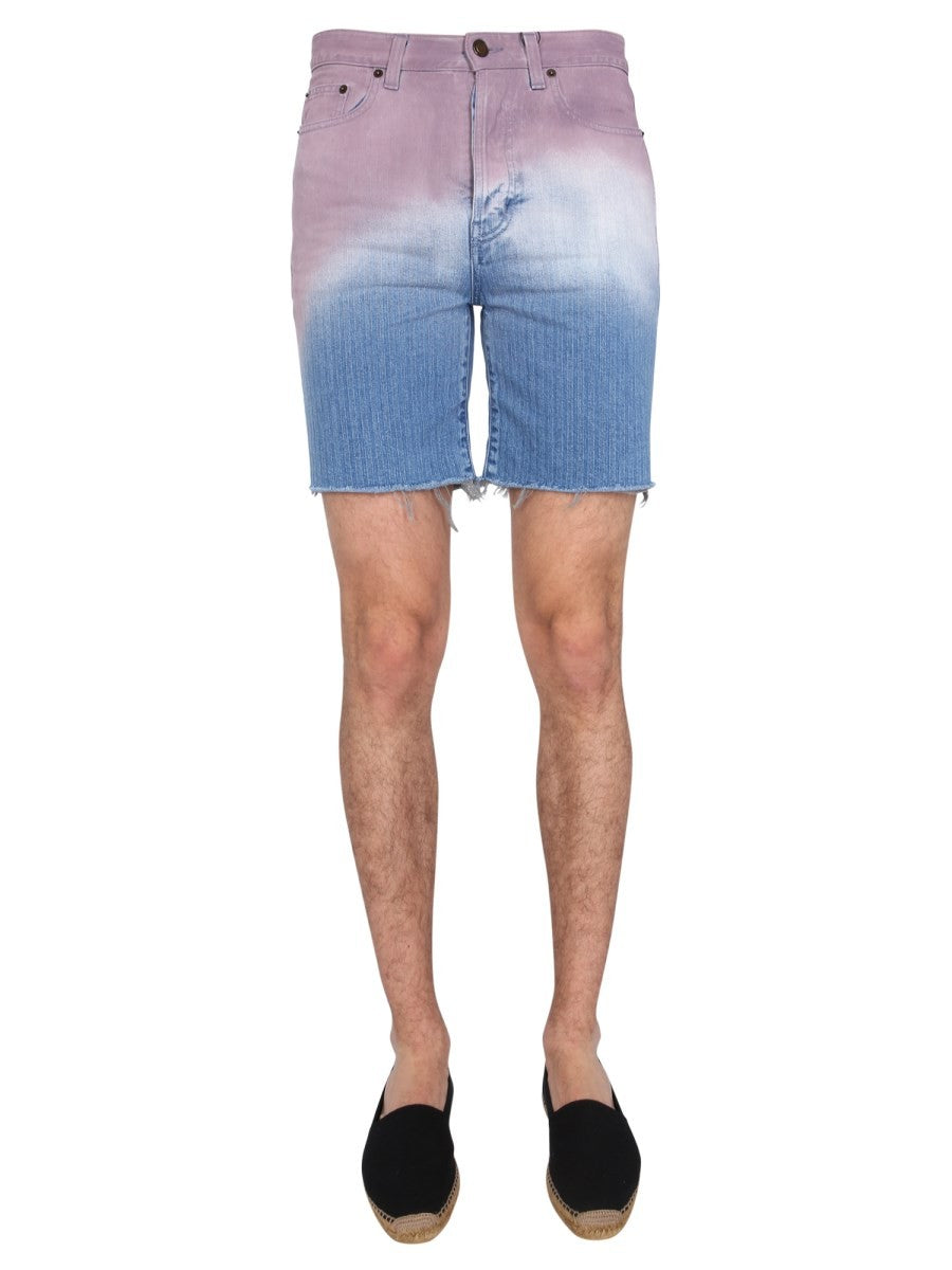 Saint Laurent - DEGRADED PRINT BERMUDA degraded-print-bermuda